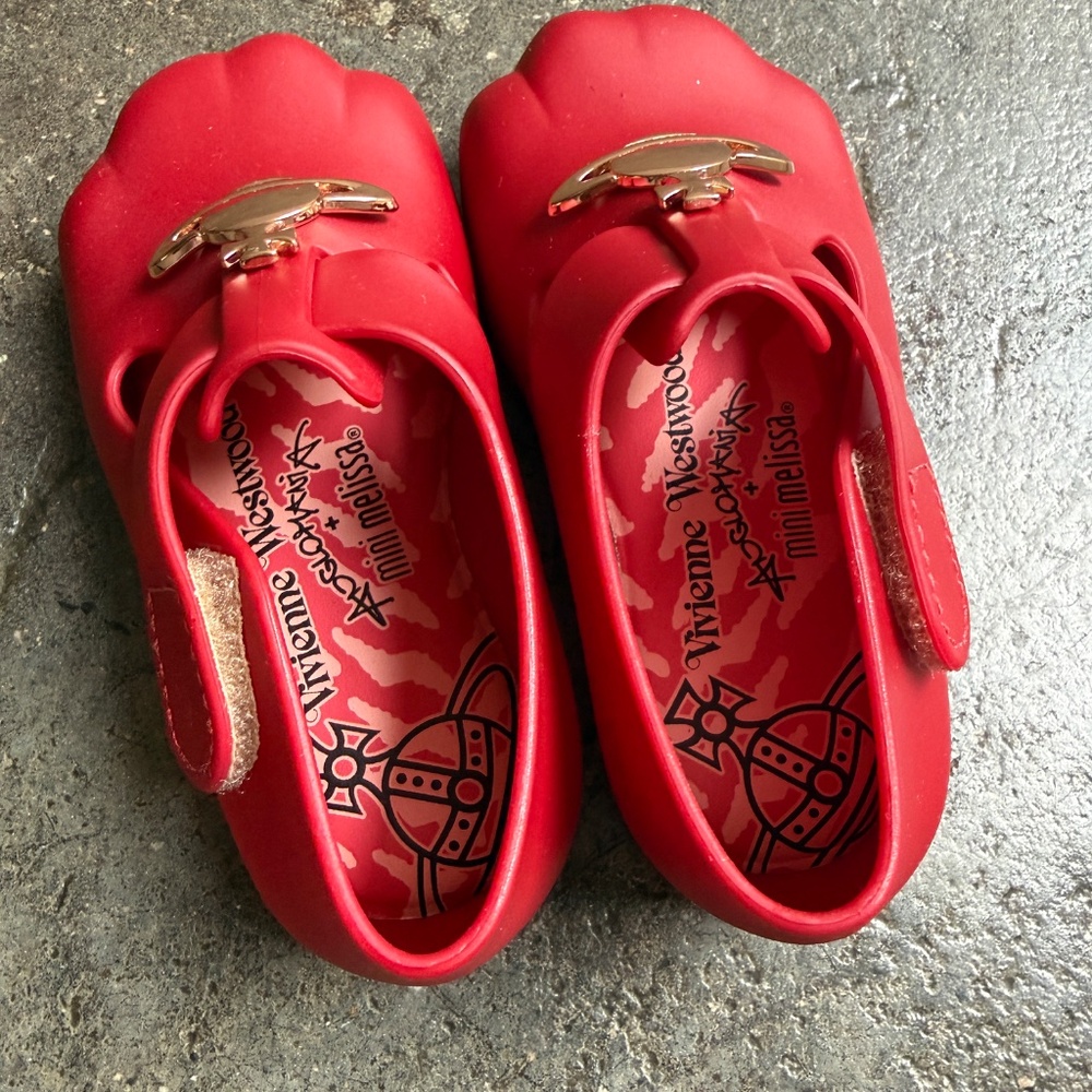 Vivienne Westwood 1/1 Sample Adjustable Melissa Kid Shoe w/ Metal orb - Picture 4 of 6